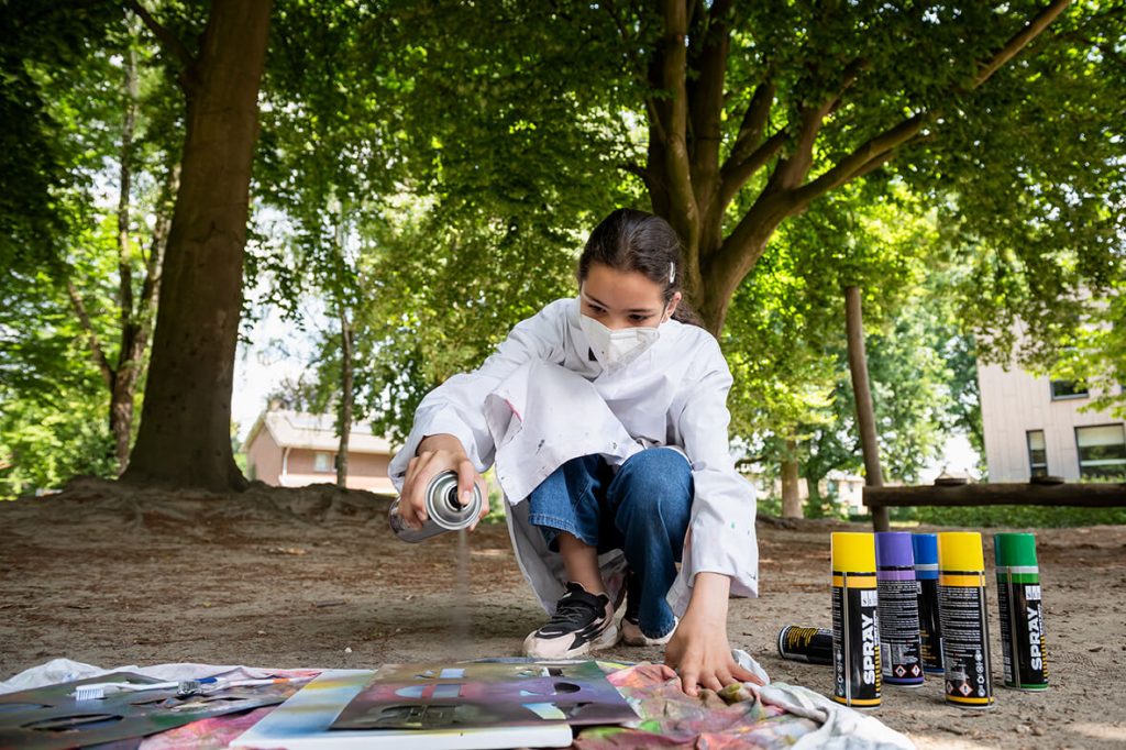 meisje bso mfa midden grafitti klein